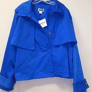 Sammy B Cuffed Blue jacket, size 3X